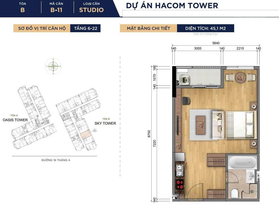 Căn hộ biển đầu tiên tại phan rang full nội thất 4 sao hacom tower sổ hồng lâu dài