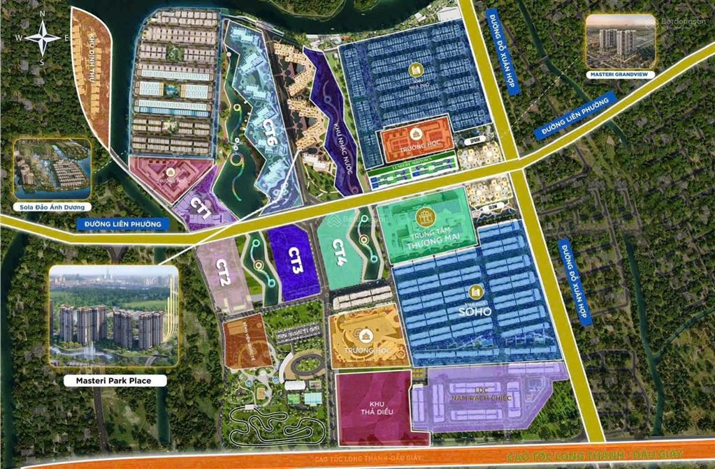 Căn 3 phòng ngủ view sông, sát bên sân vận động rạch chiếc | the global city