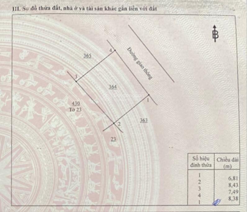 Bán gấp lô đất thổ cư đẹp 60m², đường ô tô tránh nhau, giá siêu tốt tại tân phong, đồng nai