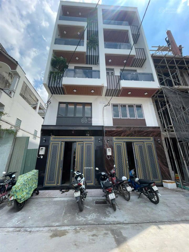 Bán nhà hẻm 1/8m lê trọng tấn, dt 4mx20m, lửng + 3 lầu, sân thượng, thang máy,full nội thất cao cấp