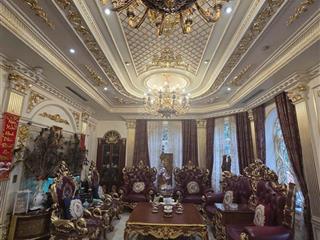 Biệt thự góc 2 mặt tiền cityland garden hills, dt 12.5mx20.6m, hầm + 4 tầng, khu biệt thự đẳng cấp