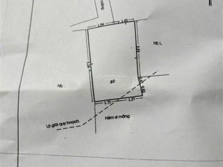 Sổ vuông, không quy hoạch. p6. q8 3.4m dài 5.5m, kết cấu 1 trệt 1 lầu 1 pn. có ban công
