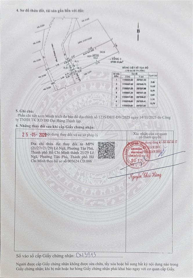 Mặt tiền nội bộ lê ngã, tân phú  59m2  1t, 2l  chỉ 8,6 tỷ tl