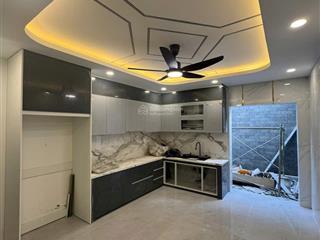 Nhà hẻm xe hơi 6m đường gần ngã tư bốn xã, 4x12m, 1 trệt 1 lầu đúc, nội thất cao cấp