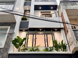 Nhà hẻm một xẹt 6m đường lê văn quới, 4x14m, đúc 4,5 tấm, nội thất cao cấp