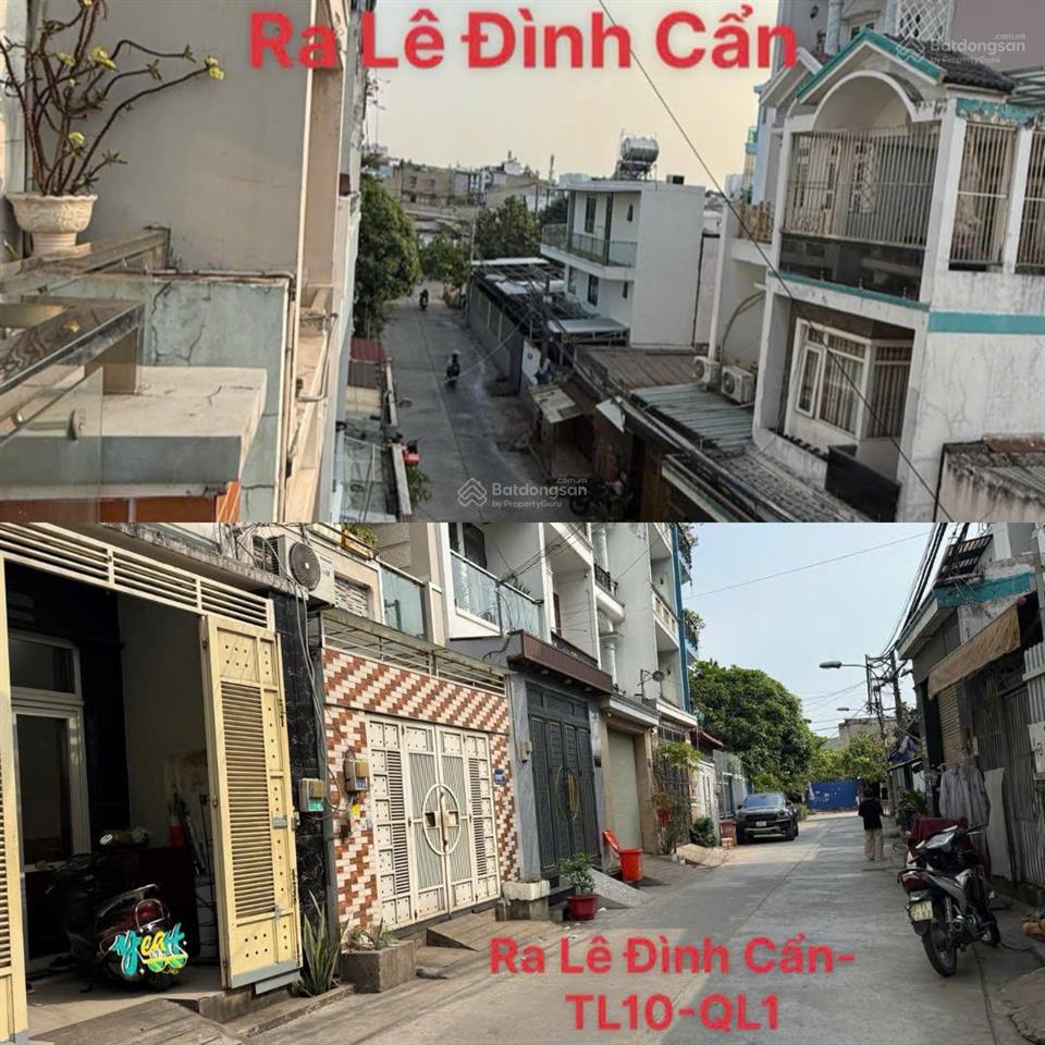 Nhà hẻm một sẹc thông 8m đường hương lộ 2, 4x13m, đúc 3 tấm