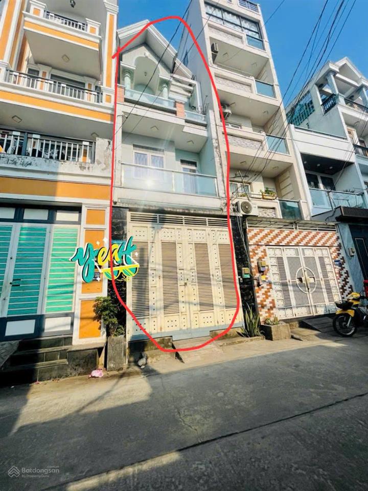 Nhà hẻm một sẹc thông 8m đường hương lộ 2, 4x13m, đúc 3 tấm