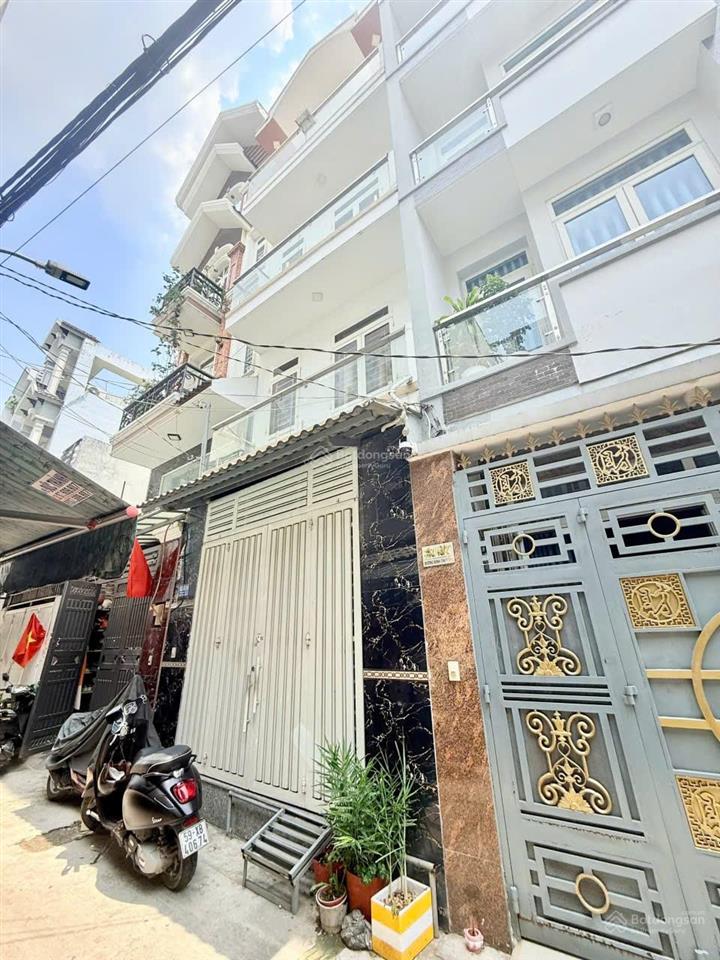 Nhà hẻm thông 5m đường bình trị đông, 4x8,5m đúc 3,5 tấm, full nội thất cao cấp