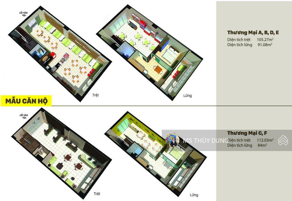 Bán căn hộ shophouse 2 mặt tiền có 197m2 tại hqc 35 hồ học lãm, bình tân. tiện ở và kinh doanh