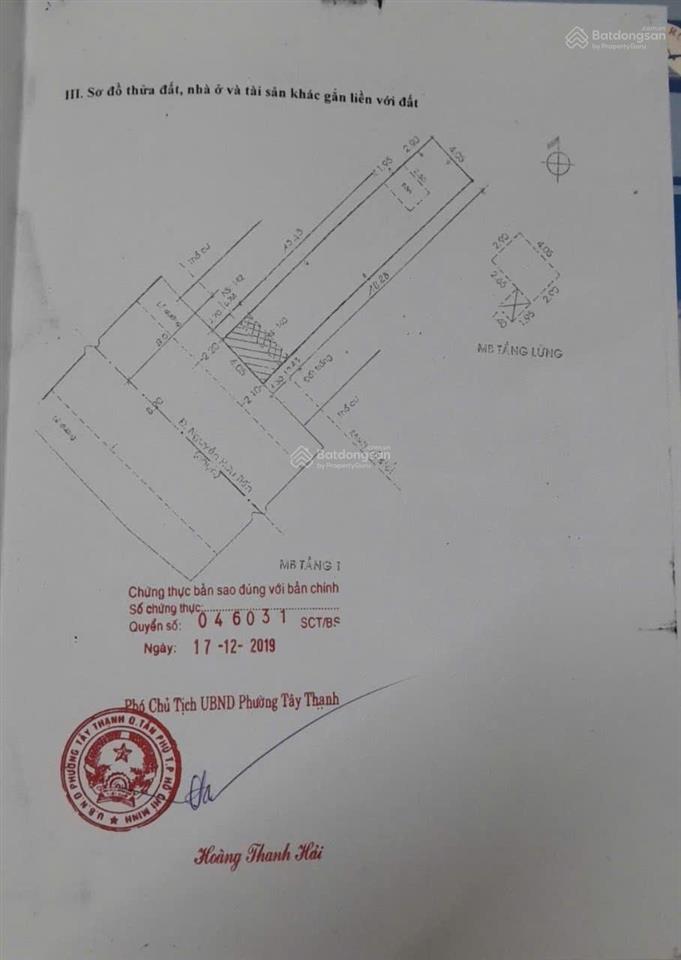 140 nguyễn hữu tiến, p. tây thạnh, giá 10,8 tỷ