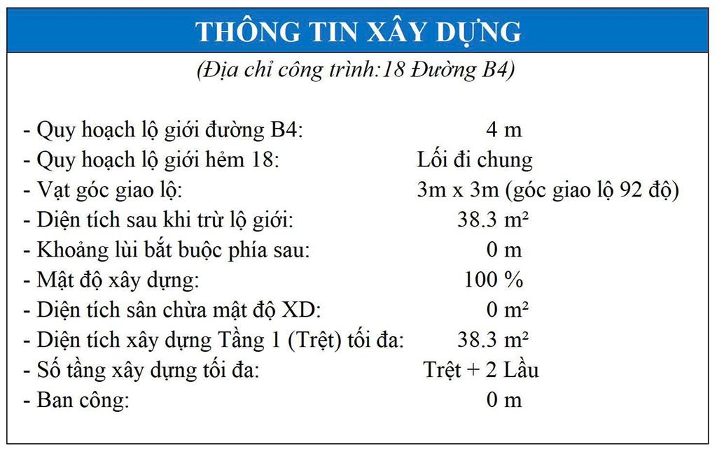Bán nhà mặt tiền nội bộ 18 đường b4, giá 5,4 tỷ