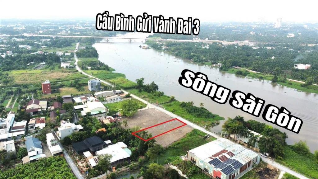 Đất mặt tiền sông sài gòn , dt 520m2 ( 11m x 50m)  full thổ cư