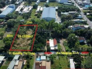 Đất 1/ ngắn đường sông lu, dt gần 1.600m2 (25m x 60m)  thổ cư 300m2