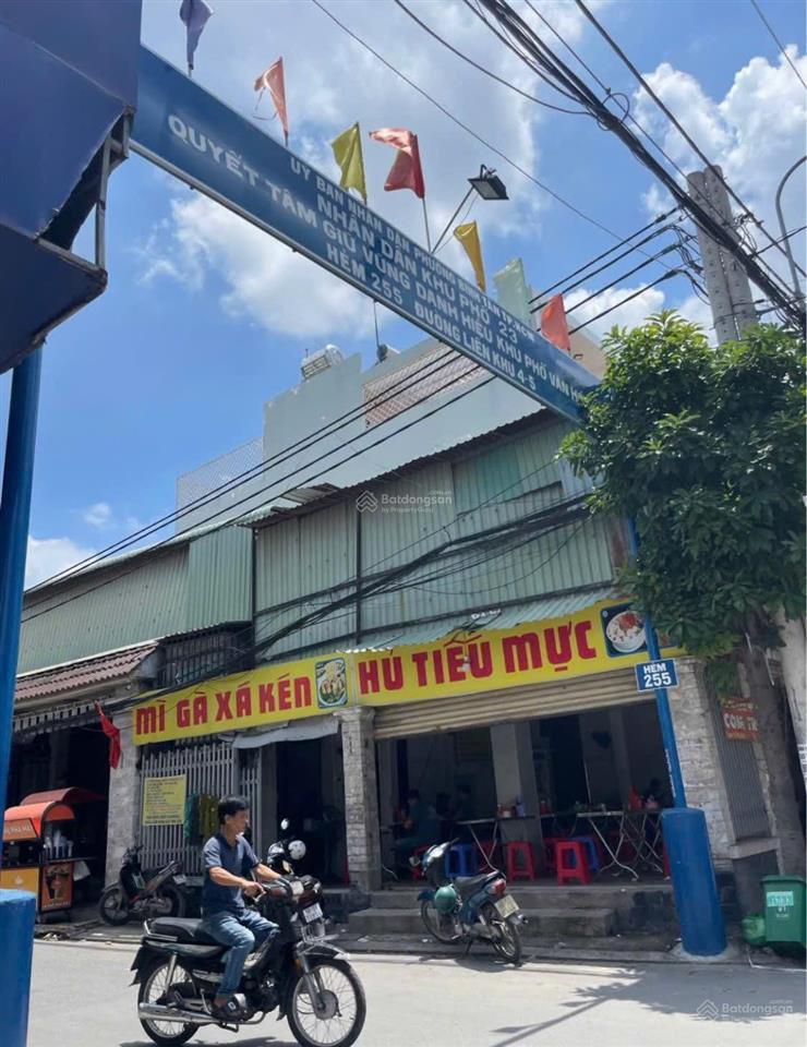 Chính chủ bán đường liên khu 4  5, hẻm 255/52