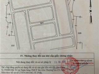 Đất biệt thự vị trí đẹp góc 2 mặt tiền đường số 57 đối diện công viên khu tên lửa, dt 10x20m