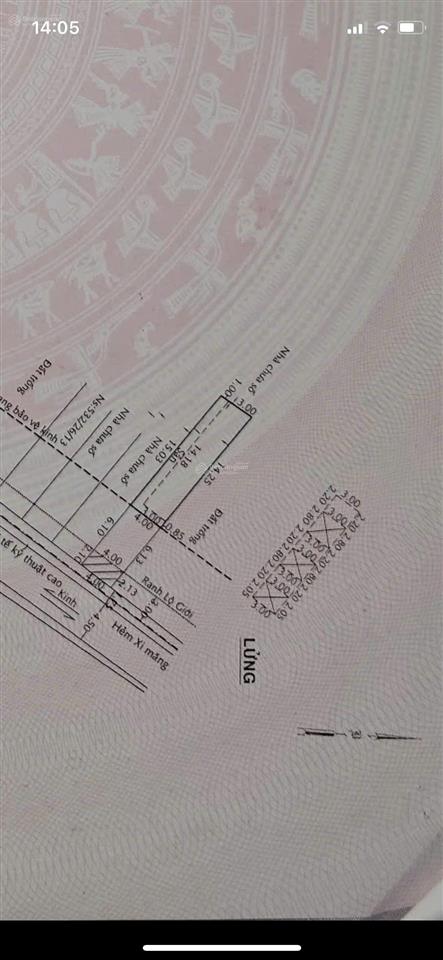 Bán đất mặt tiền kinh doanh đường rạch bà tiếng, giáp khu tên lửa, dt 4*23m
