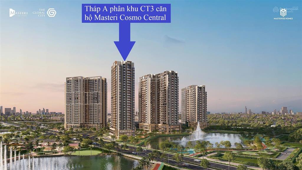 Bán căn gốc 3pn căn hộ masteri cosmo central ngay kênh đào nhạc nước, ck 16%.  0975 467 ***