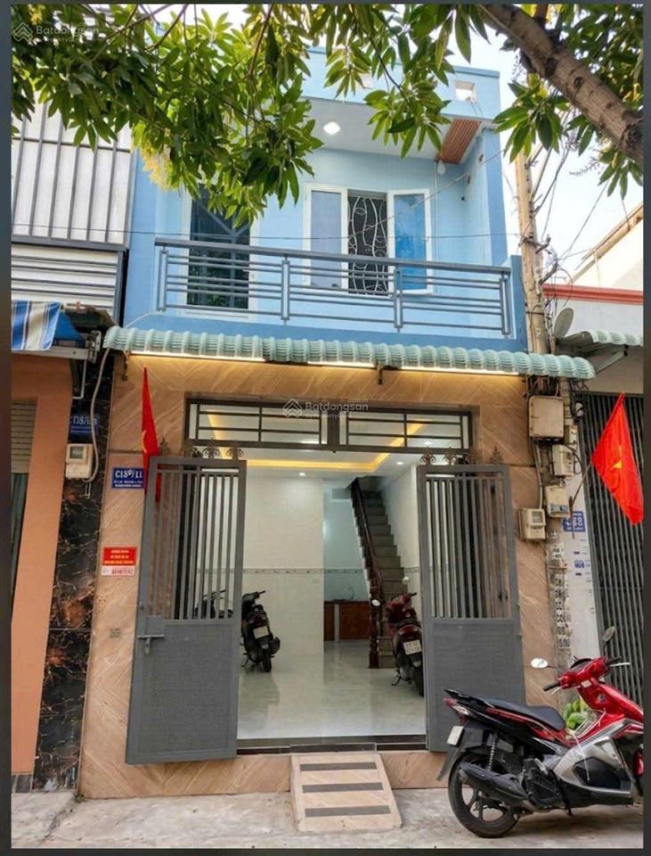 Bán nhà 2/đường số 6, ấp 3 bình chánh giáp bình tân 1t1l 4x8m 2pn 2 tỷ 900tr shr
