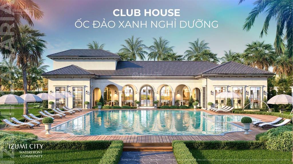 Mở bán biệt thự đơn lập khu canaria kđt izumi city  12x20,5m  view clubhouse  công viên nội khu