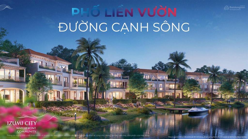 Mở bán biệt thự đơn lập khu canaria kđt izumi city  12x20,5m  view clubhouse  công viên nội khu