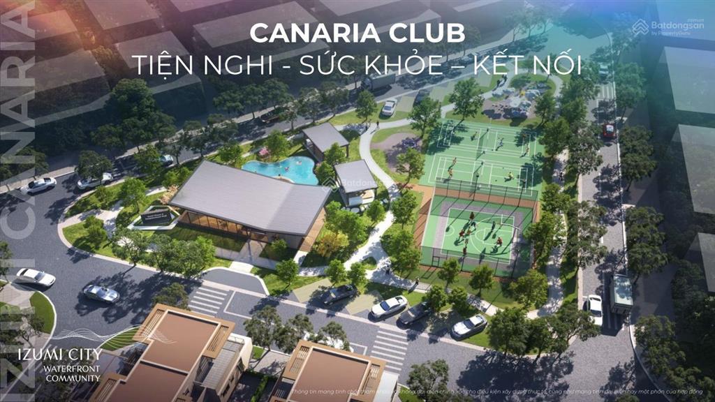 Mở bán biệt thự đơn lập khu canaria kđt izumi city  12x20,5m  view clubhouse  công viên nội khu