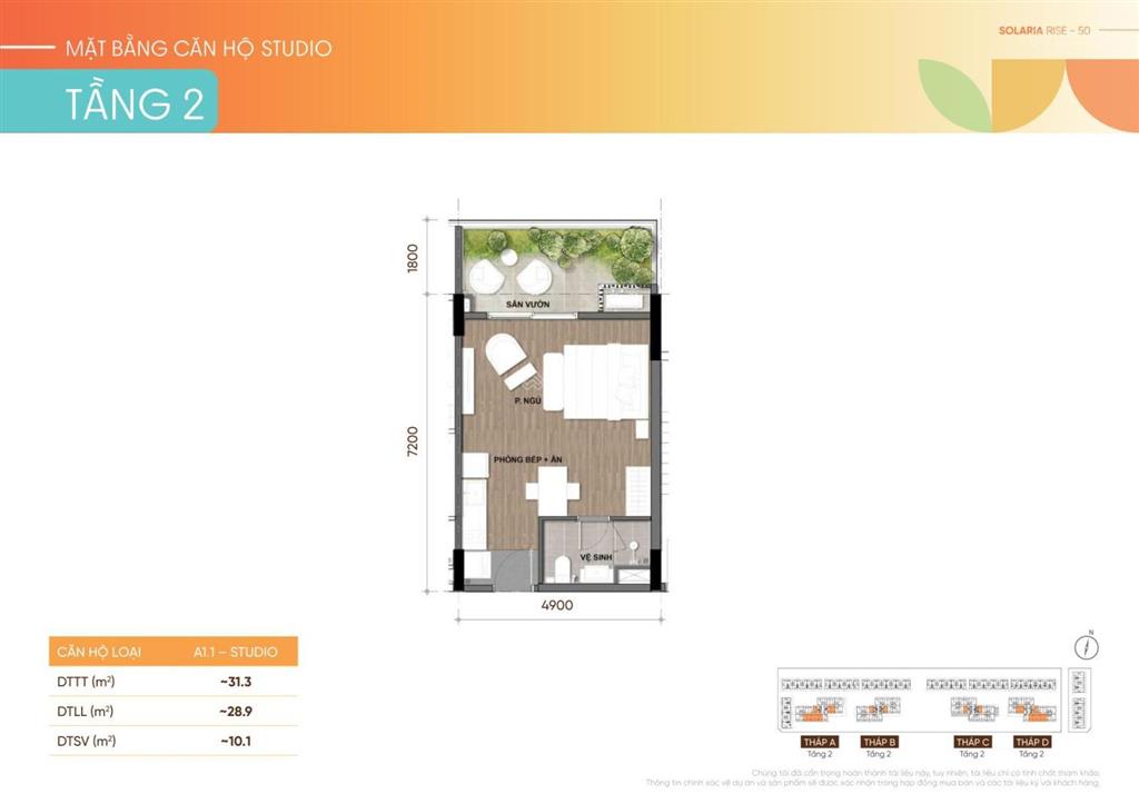 Mở bán căn hộ solaria block c  giai đoạn 1 của dòng căn hộ resort tại kđt waterpoint 355ha