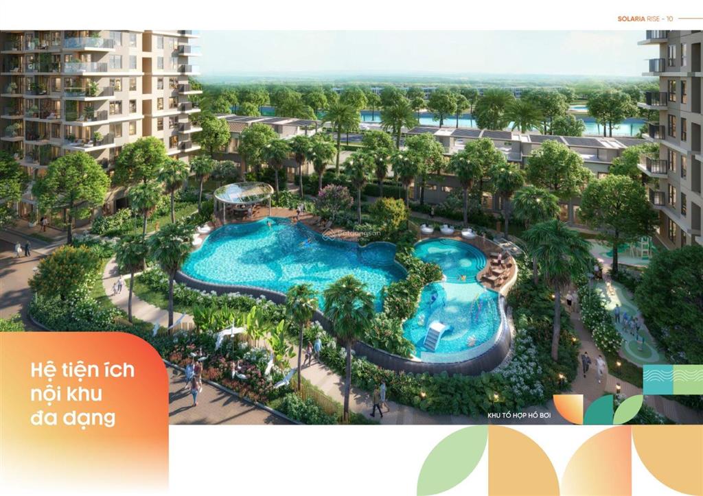 Chỉ với 420tr đã sở hữu ngay căn hộ 1pn+resort solaria rise thuộc kđt waterpoint  28/3 ck thêm 3%
