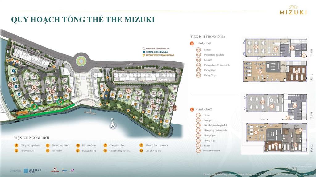 Biệt thự view trực diện sông  diện tích 643m2  giá chỉ 74 tỷ  thuộc khu compound mizuki park