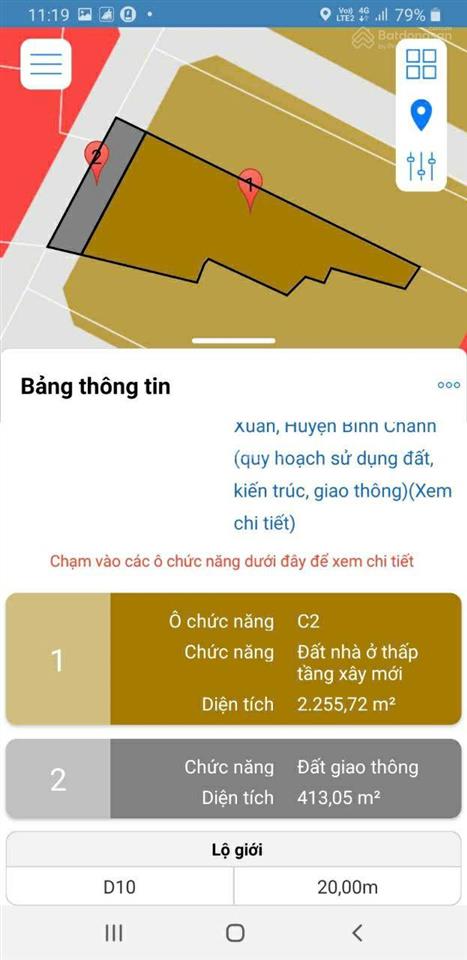 Cần bán gấp lô đất mặt tiền hẻm trần đại nghĩa, lê minh xuân, bình chánh, dt 6290m cln