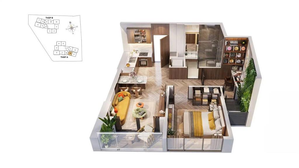 Căn hộ view sông tại vlasta premier phú thuận  ký hđ với 440tr, ngân hàng miễn lãi 2 năm