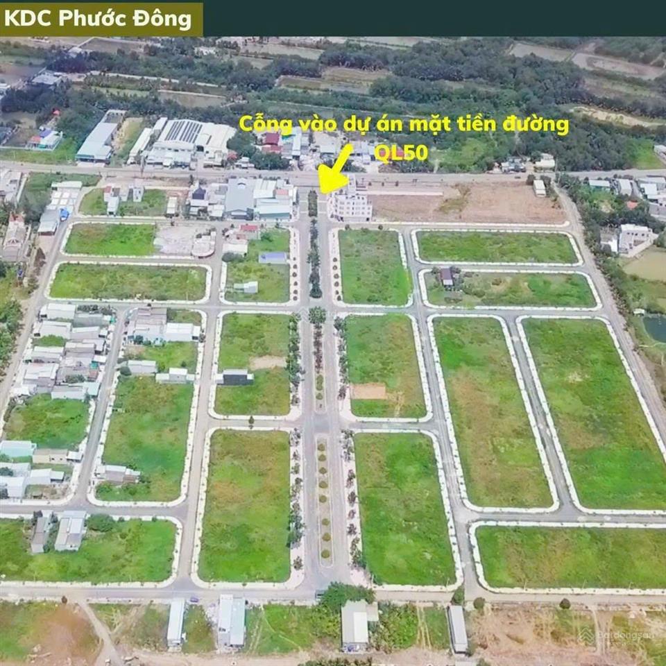 Bán gấp lô đất trục tốt đường 20m phước đông riverside, 100m2, xã phước đông, cần đước, long an