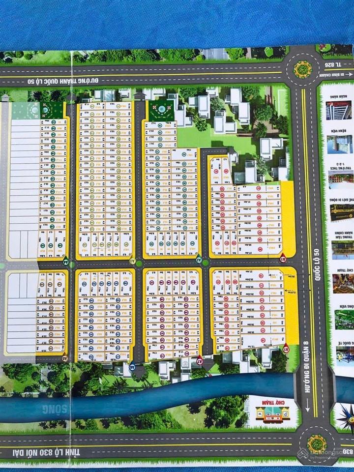 Chính chủ bán gấp kdc tân mỹ 4,5x18,5=83m2 dân cư đông đúc sát bên ql50. giá chỉ 950triệu