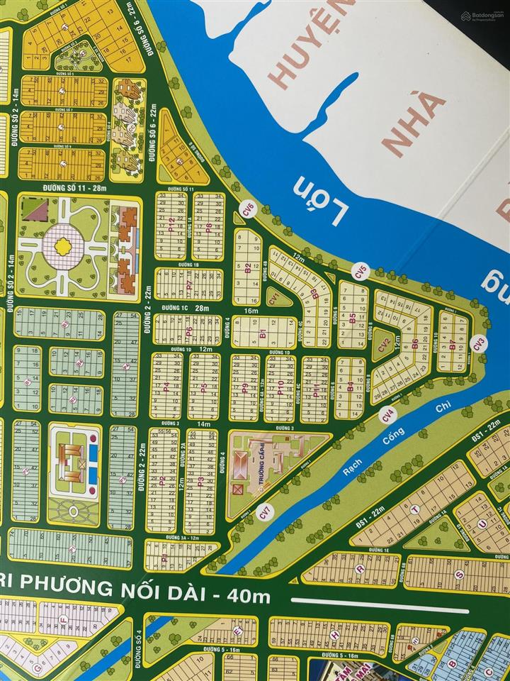 Bán đất nền dự án kiên cường khu 6b xã bình hưng, huyện bình chánh. lô l2  5 5x20m giá 60tr/m2