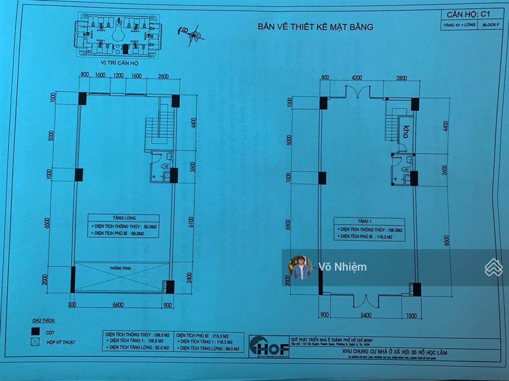 Bán căn hộ shophouse 1t + 1l 197m2 tại hqc 35 hồ học lãm, bình tân. tiện ở và kinh doanh