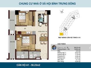 Suất nội bộ căn blusky tower (hqc bình trưng đông) giá 2,7 tỷ, căn góc 60m2 nhà đẹp.  0986 647 ***