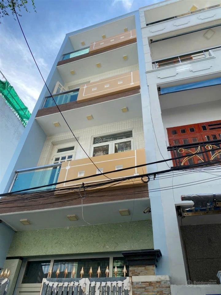 Cho thuê nhà hẻm bình trị đông, bình tân 4mx14m 1 trệt 3 lầu
