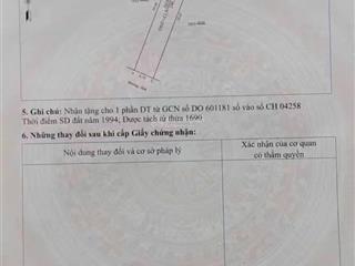 Chính chủ bán nền đất thổ cư gần ubnd xã hợp lý, triệu sơn 6,1mx40m