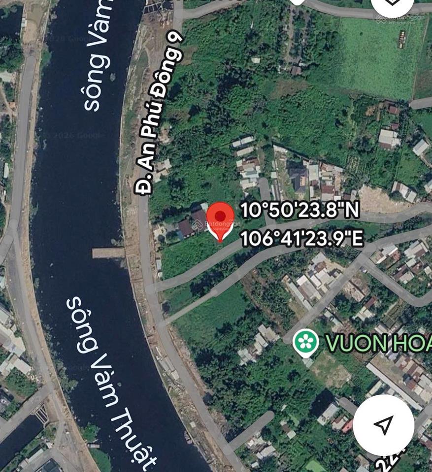 Bán 2000m2 đất giáo dục 1/ sông vàm thuật, an phú đông sát sông vàm thuật giá 10 triệu/m2