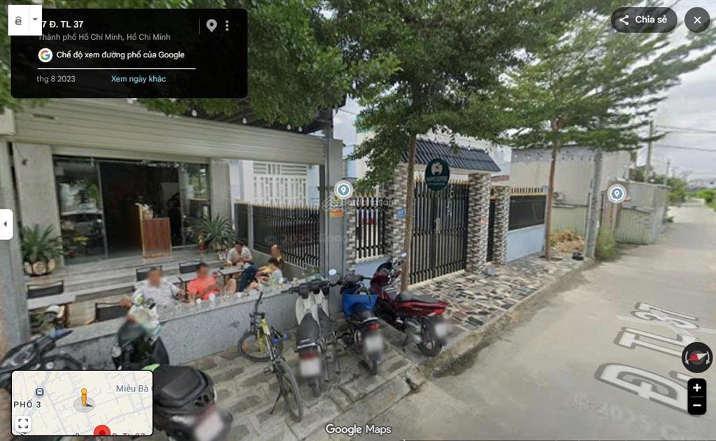 Bán đất thổ cư mặt tiền đường tl37 ,phường thạnh lộc q12
