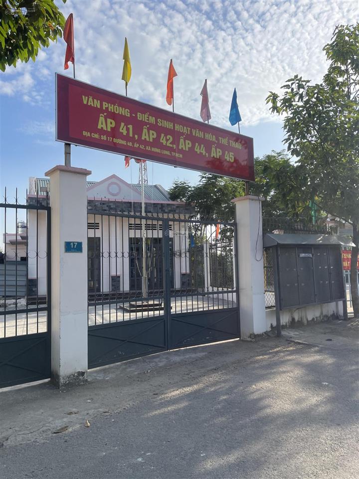 Mt đường nhựa 4b, xã đa phước, bình chánh dt (12 x 50m) 601m2 cây lâu năm