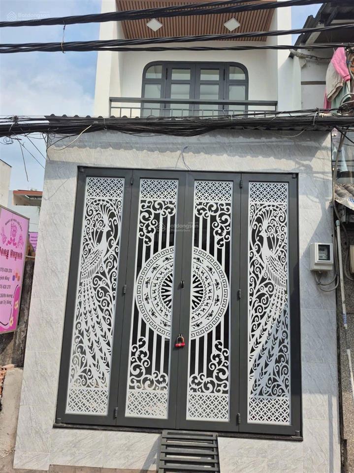 Bán nhà mới hẻm 1 sẹt hương lộ 2, p. bình trị đông, bình tân dt (3m x 11m) 1 lầu,