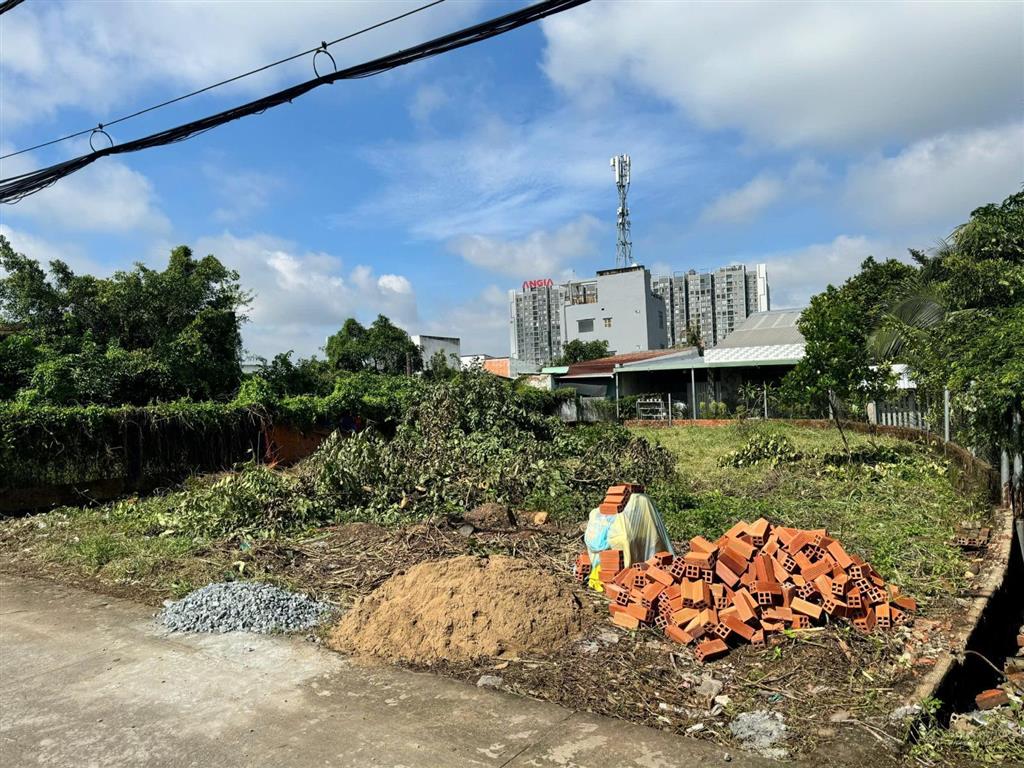 Bán đất mặt tiền đường bê tông xe tải 2  3  4 thị trấn tân túc. dt (ngang 15m x dài 28m) 380m