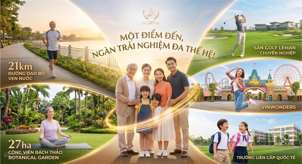 Chính thức nhận booking dự án vinhomes saigon park ưu đãi 1%, tặng xe vf9, giá đợt 1 cực tốt