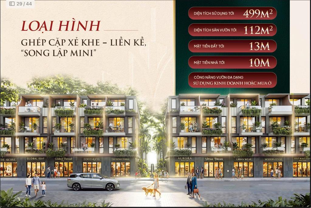 Nhà phố giãn xây vinhomes thanh toán chỉ từ 1,3 tỷ sở hữu giãn xây 18 tháng