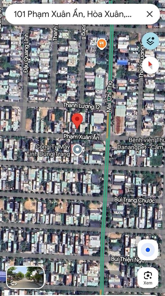 Bán nhanh lô đẹp b1.100 phạm xuân ẩn, hòa xuân sát mai chí thọ phù hợp kinh doanh 100m2 lô sạch