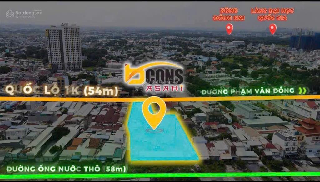 Cần bán căn hộ 2pn tại bcons asahi chỉ 2,159 tỷ/căn, mặt tiền ql1k ngay ga metro