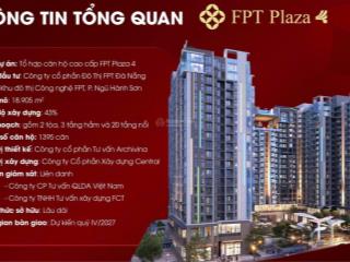 Giỏ hàng đẹp nhất fpt plaza 4, shophouse, duplex, căn hộ tầng cao, view biển giá gốc từ cđt