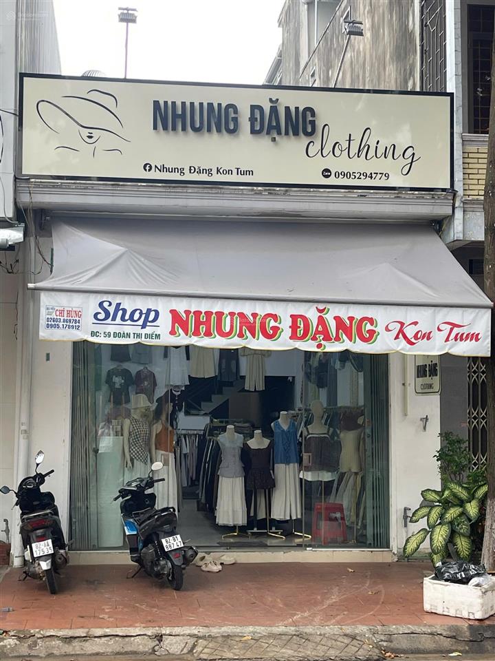 Bán nhà trung tâm tp kon tum đường đoàn thị điểm gần bà triệu