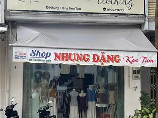 Bán nhà trung tâm tp kon tum đường đoàn thị điểm gần bà triệu