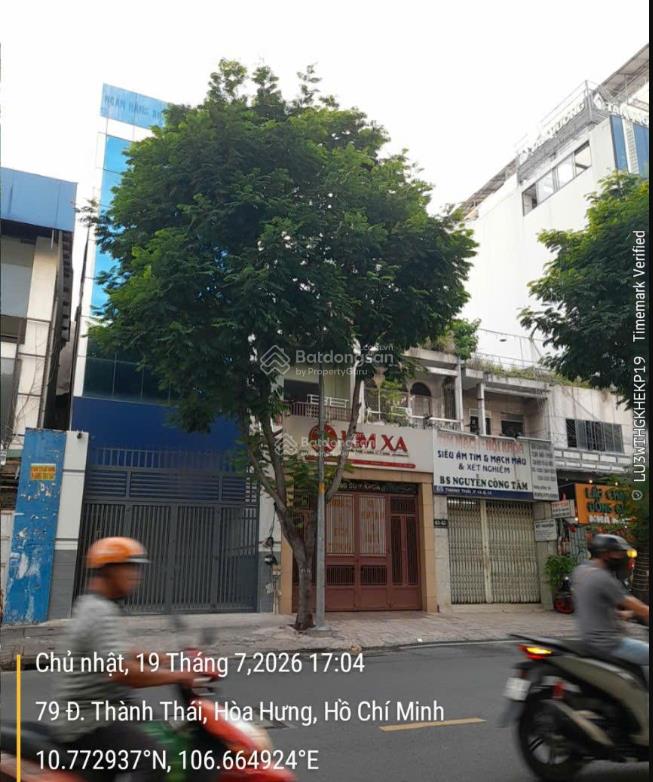 Bán nhà chính chủ 65 mt thành thái q10 cũ  4.1 x 33m 3 tầng giá 32 tỷ hdt 840 tr/năm
